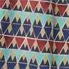 Multi-Color Red Print Reversible Swim Trunks