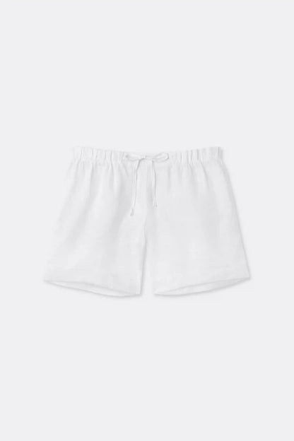 The Pure Linen Shorts in Linen Fabric