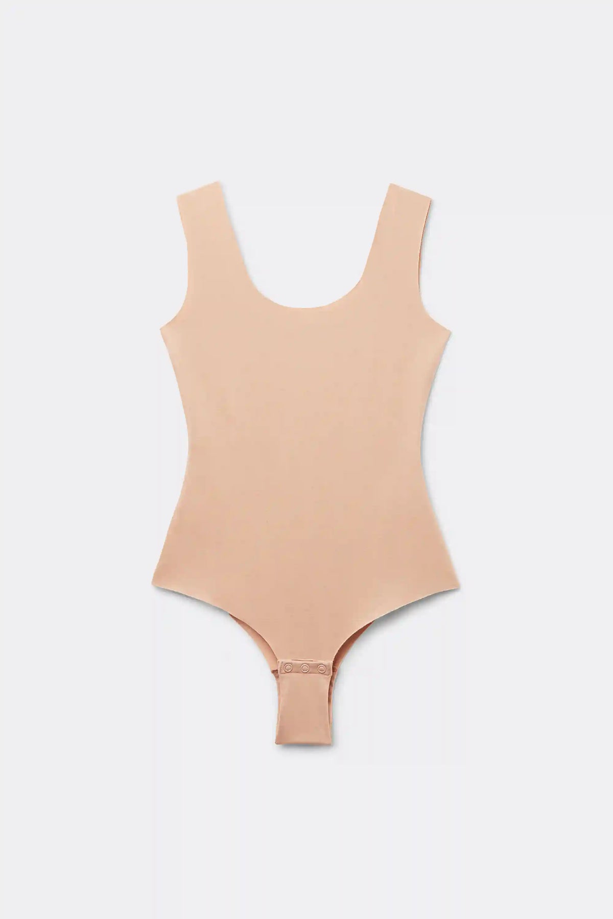 Raw Edge Cotton Bodysuit