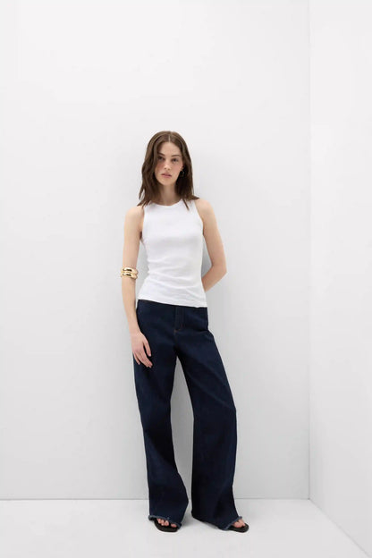 Ribbed Tank Top in Superior Cotton
