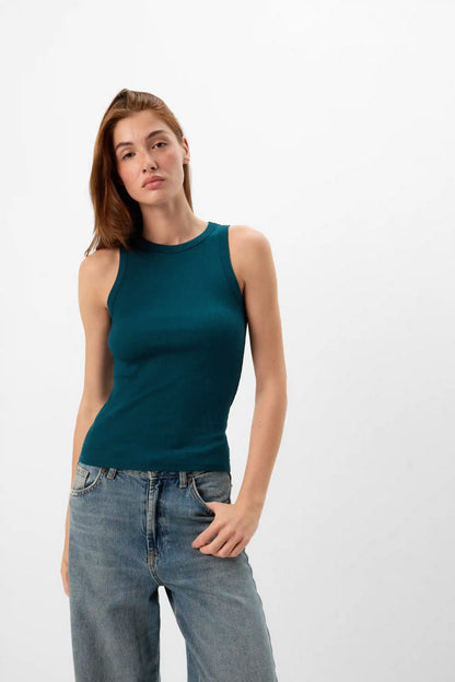 Ribbed Tank Top in Superior Cotton