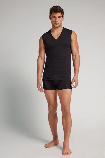 100% Extrafine Superior Cotton V-Neck Tank Top