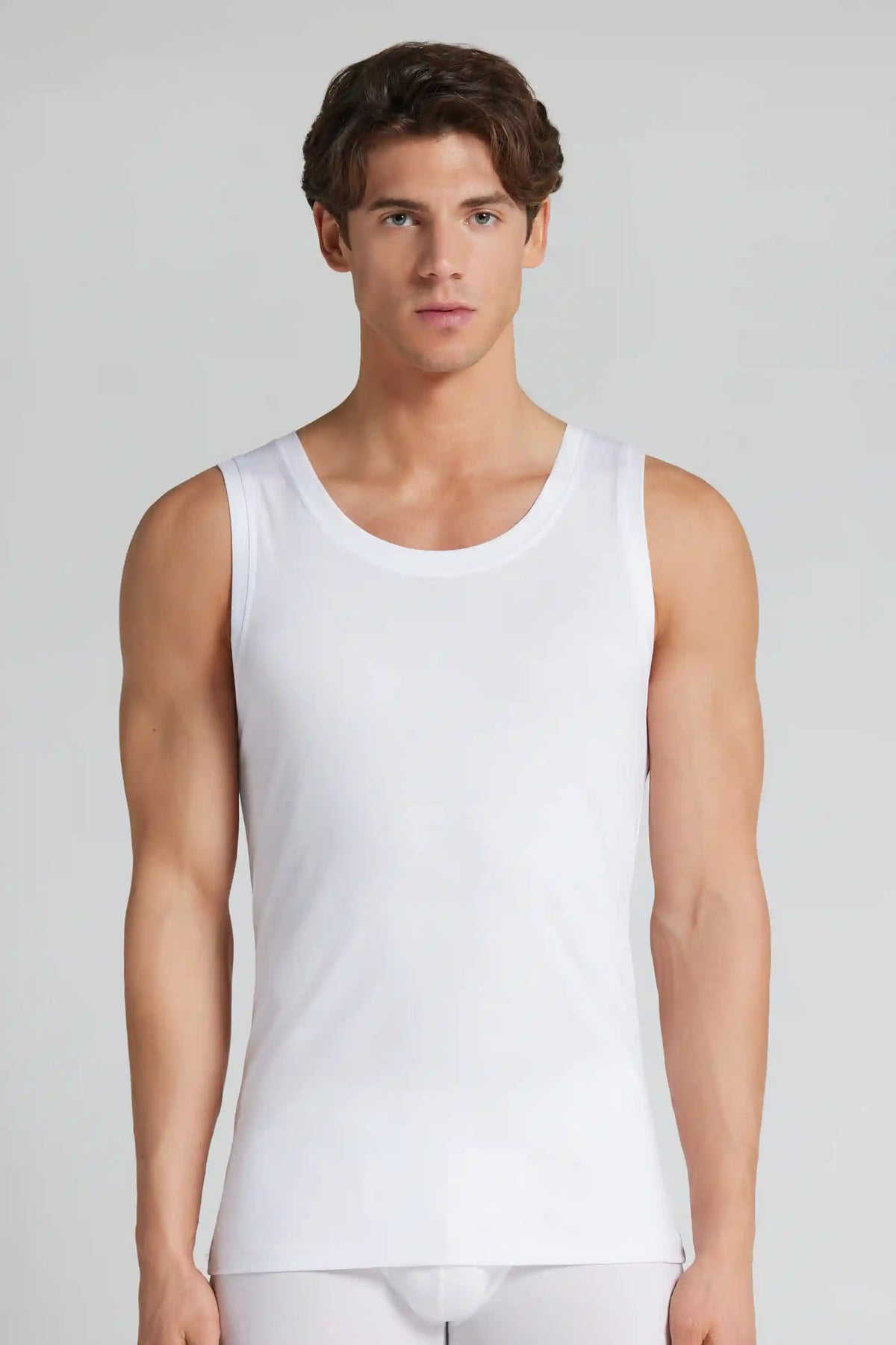 Mercerized Superlight Cotton Vest Top filo Premium