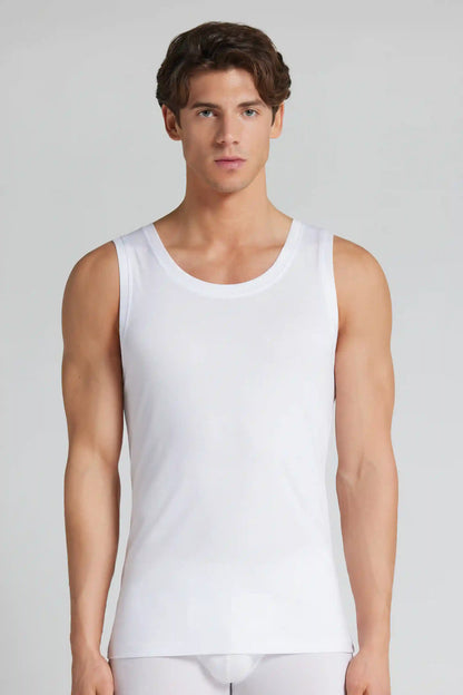 Mercerized Superlight Cotton Vest Top filo Premium