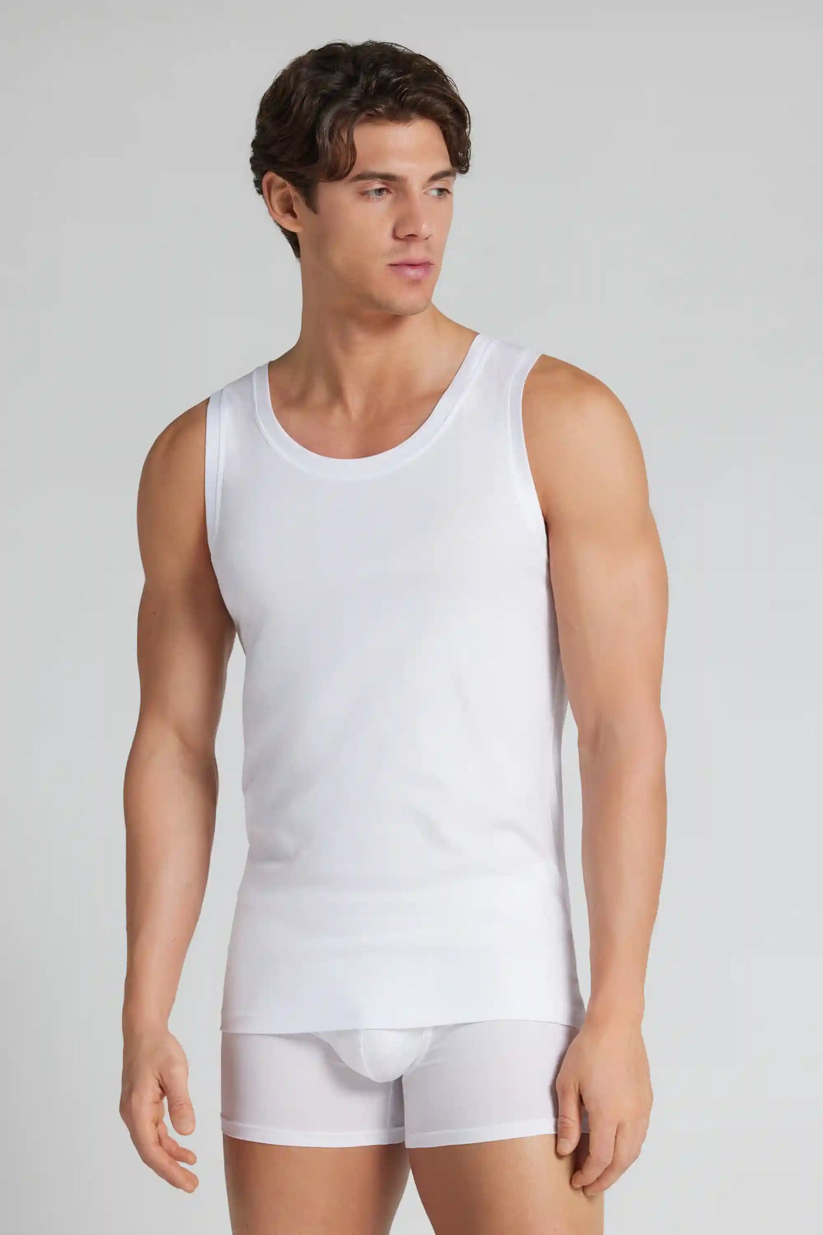 Mercerized Superlight Cotton Vest Top filo Premium