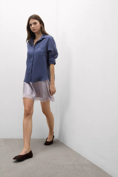 The Pure Linen Shirt in Linen Fabric