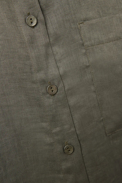 The Pure Linen Shirt in Linen Fabric