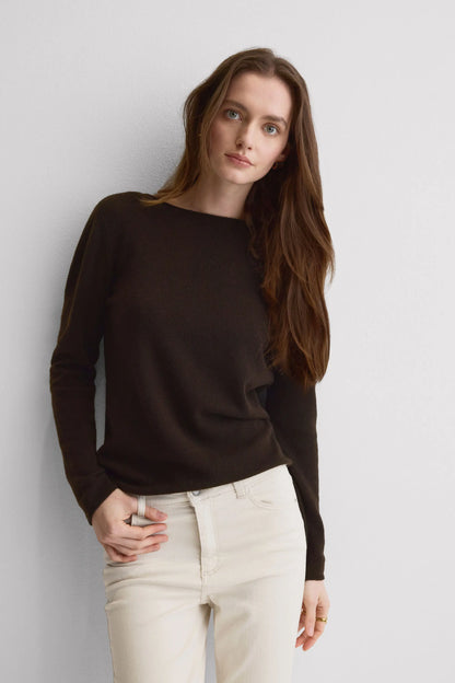 100% Cashmere Long Sleeve Top