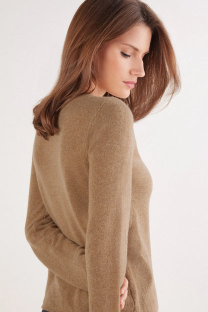 100% Cashmere Long Sleeve Top