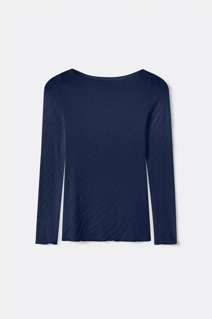 Zebra Print Top in Ultralight with Cashmere