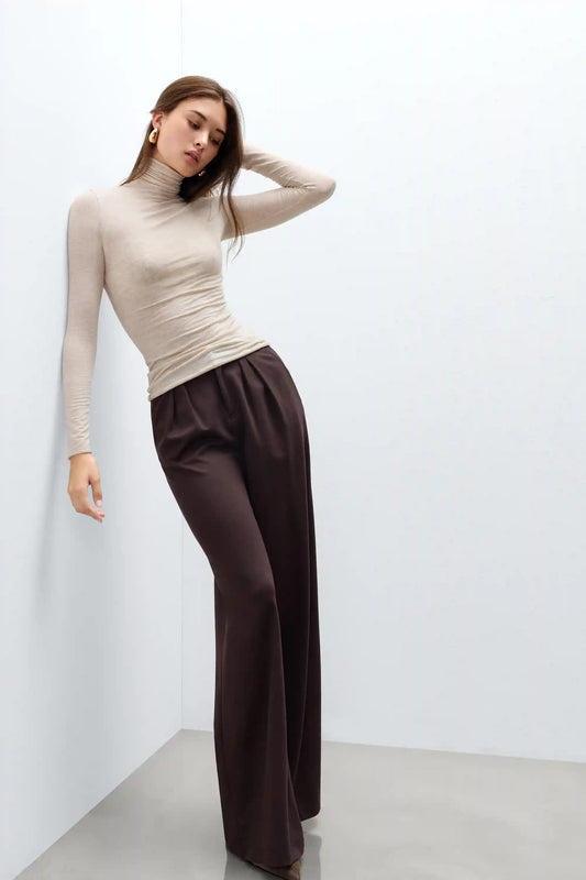 Modal Cashmere Ultralight High-Neck Top