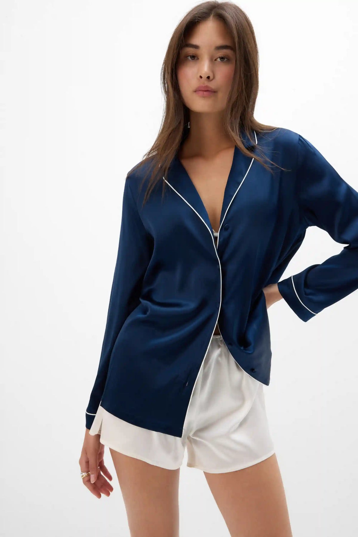 Menswear Cut Silk Jacket