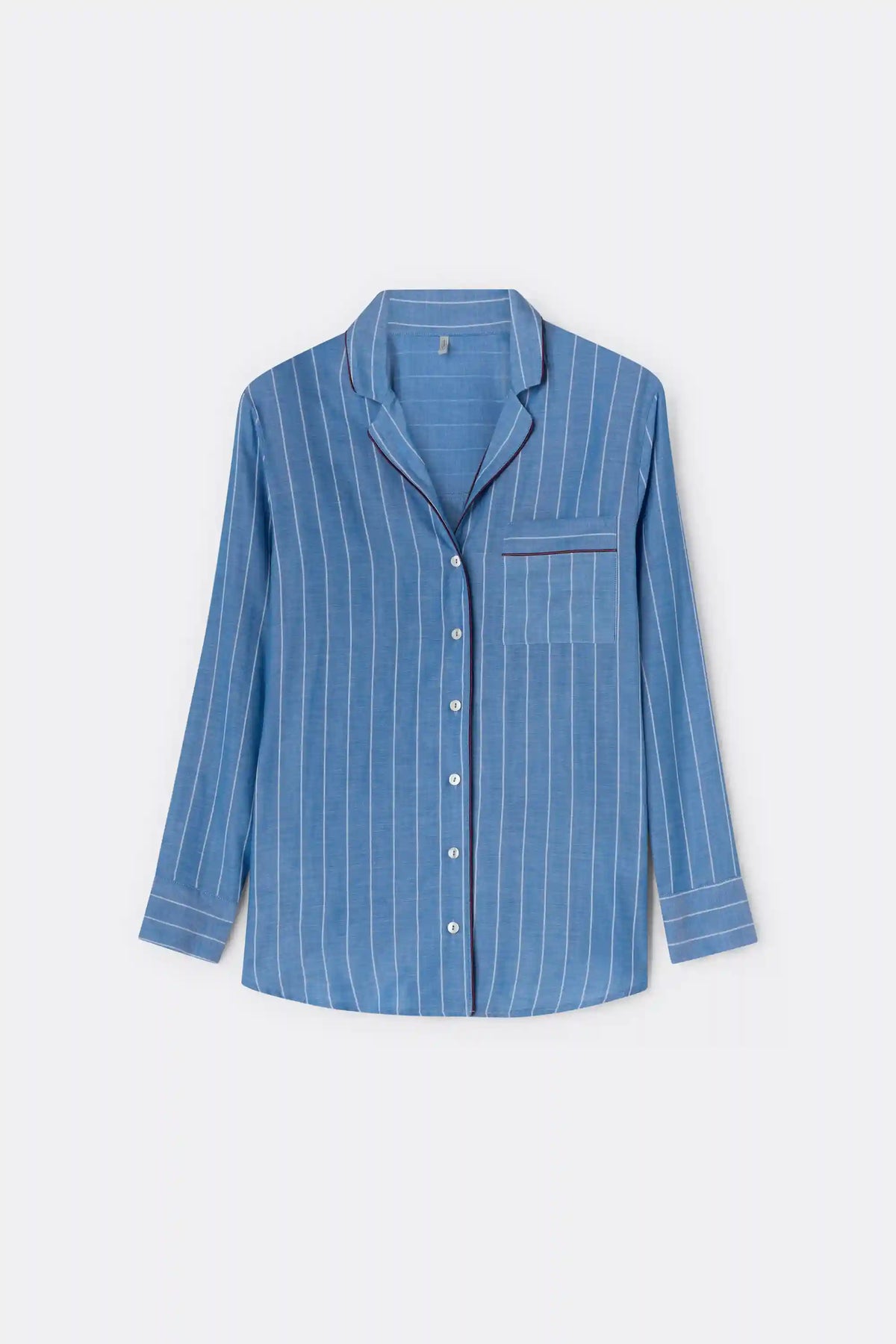 Preppy Stripes Woven Cotton Shirt