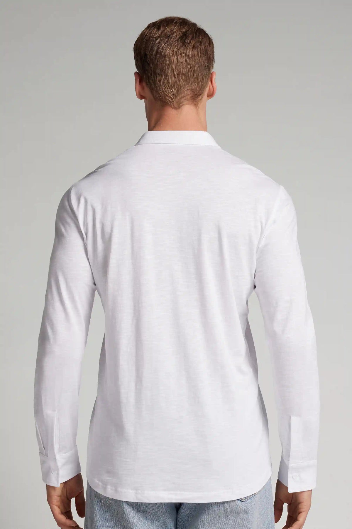 Slub Cotton Long Sleeve Shirt