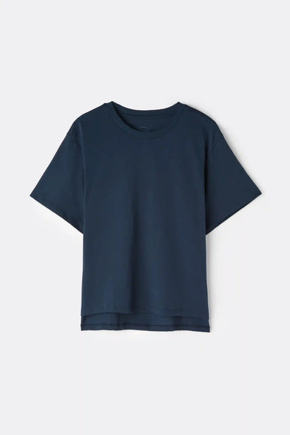 Boxy Fit Short Sleeve Top in Cotton