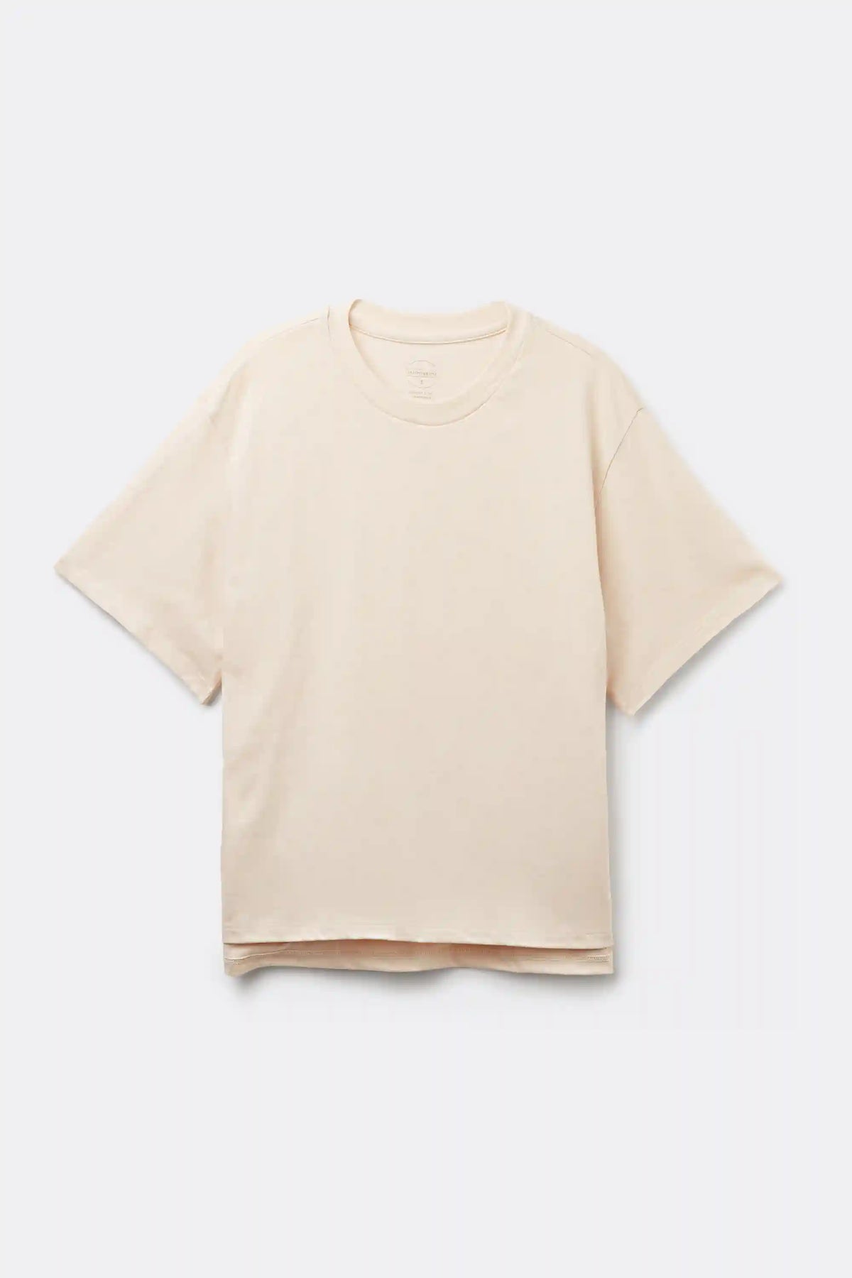 Boxy Fit Short Sleeve Top in Cotton