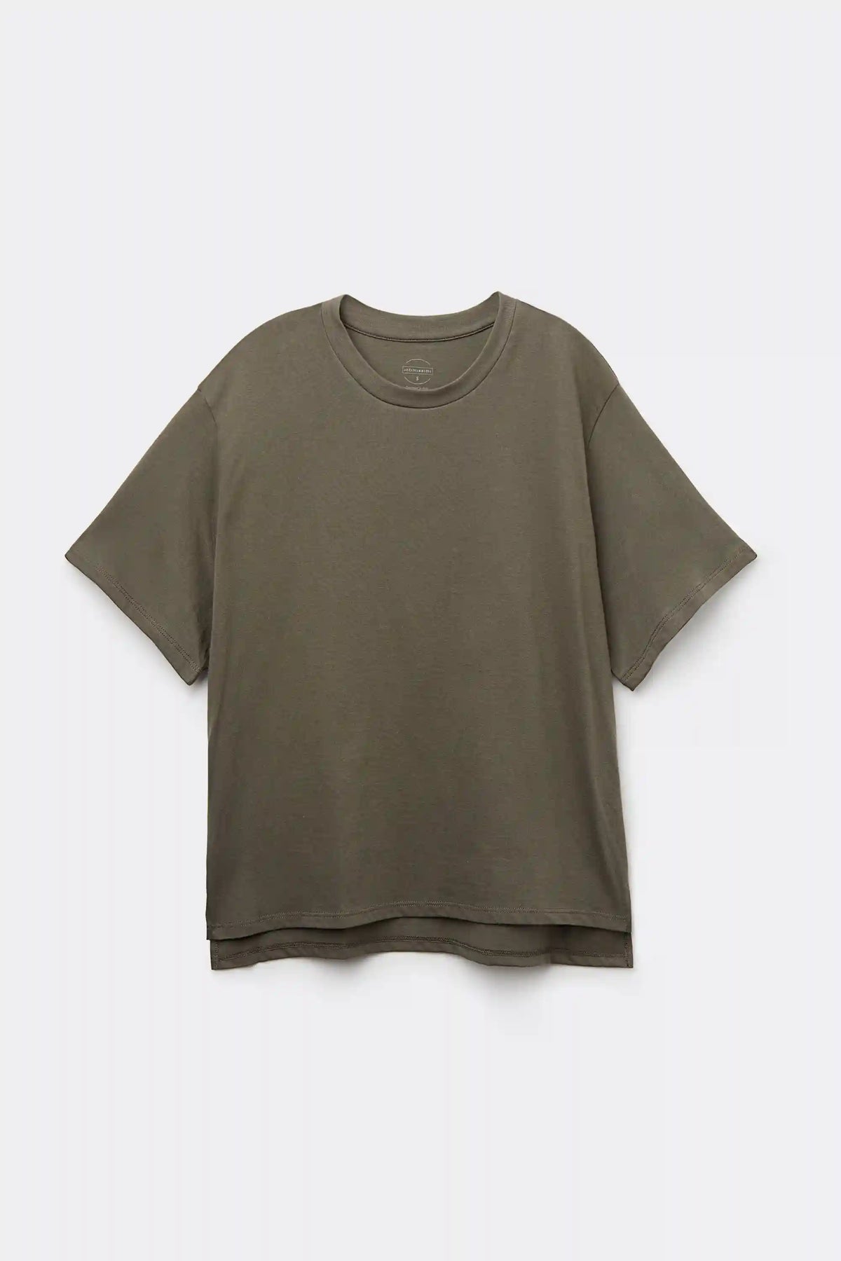Boxy Fit Short Sleeve Top in Cotton