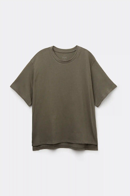 Boxy Fit Short Sleeve Top in Cotton