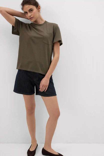 Short Sleeve Pocket T-Shirt in Ultrafresh Cotton