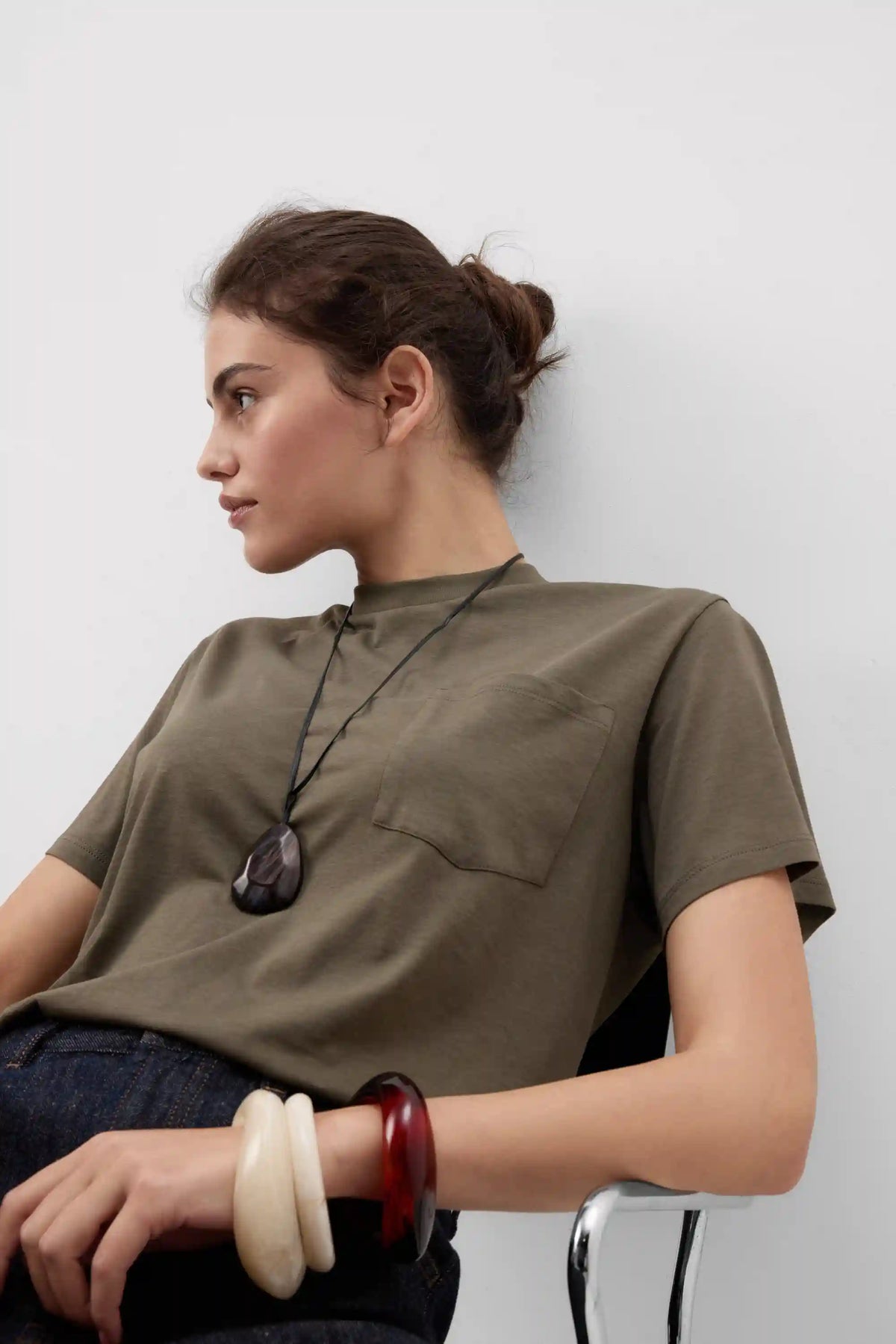 Short Sleeve Pocket T-Shirt in Ultrafresh Cotton