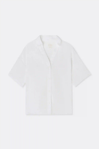 The Pure Linen Short Sleeve Shirt in Linen Fabric