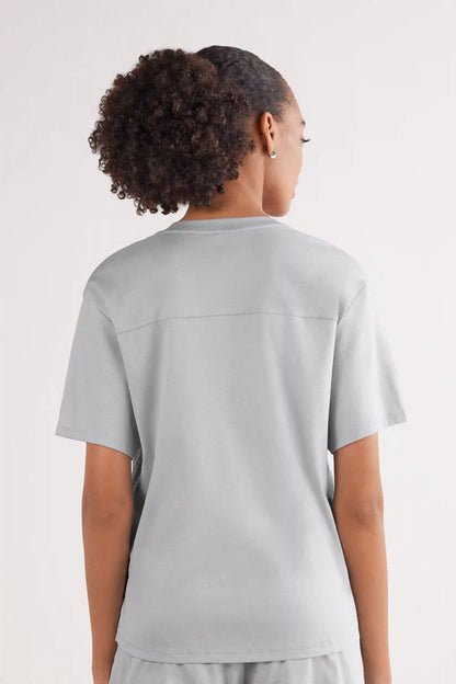 Elevated Cotton Short Sleeve Top