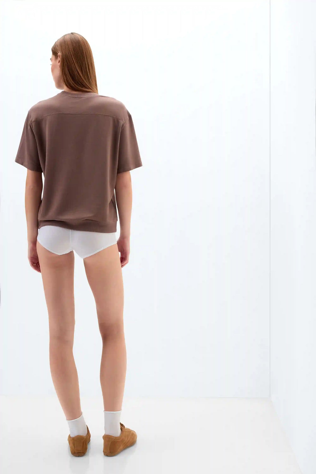Sporty & Chic Short Sleeve Top in Modal and Cotton