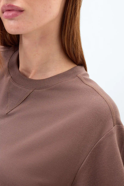 Sporty & Chic Short Sleeve Top in Modal and Cotton
