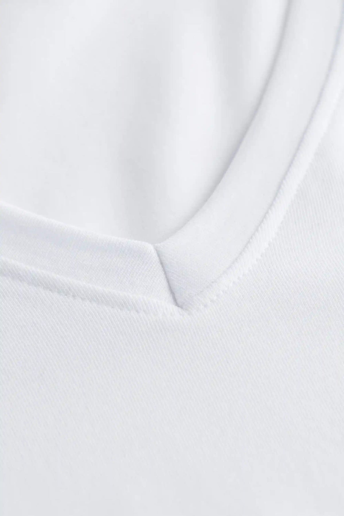 Stretch Superior Cotton V-Neck T-Shirt