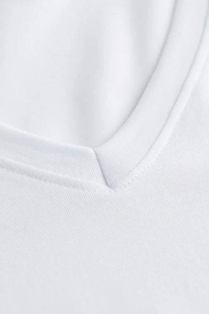 Stretch Superior Cotton V-Neck T-Shirt