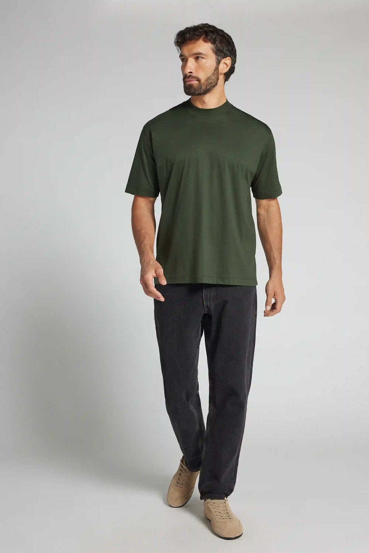 Mercerized Cotton Superlight Oversized T-Shirt filo Premium