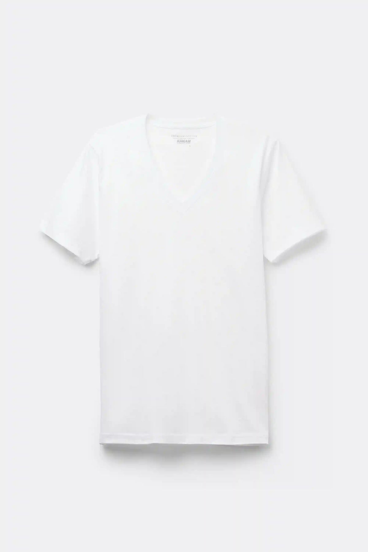 Mercerized Cotton V-Neck T-Shirt filo Premium