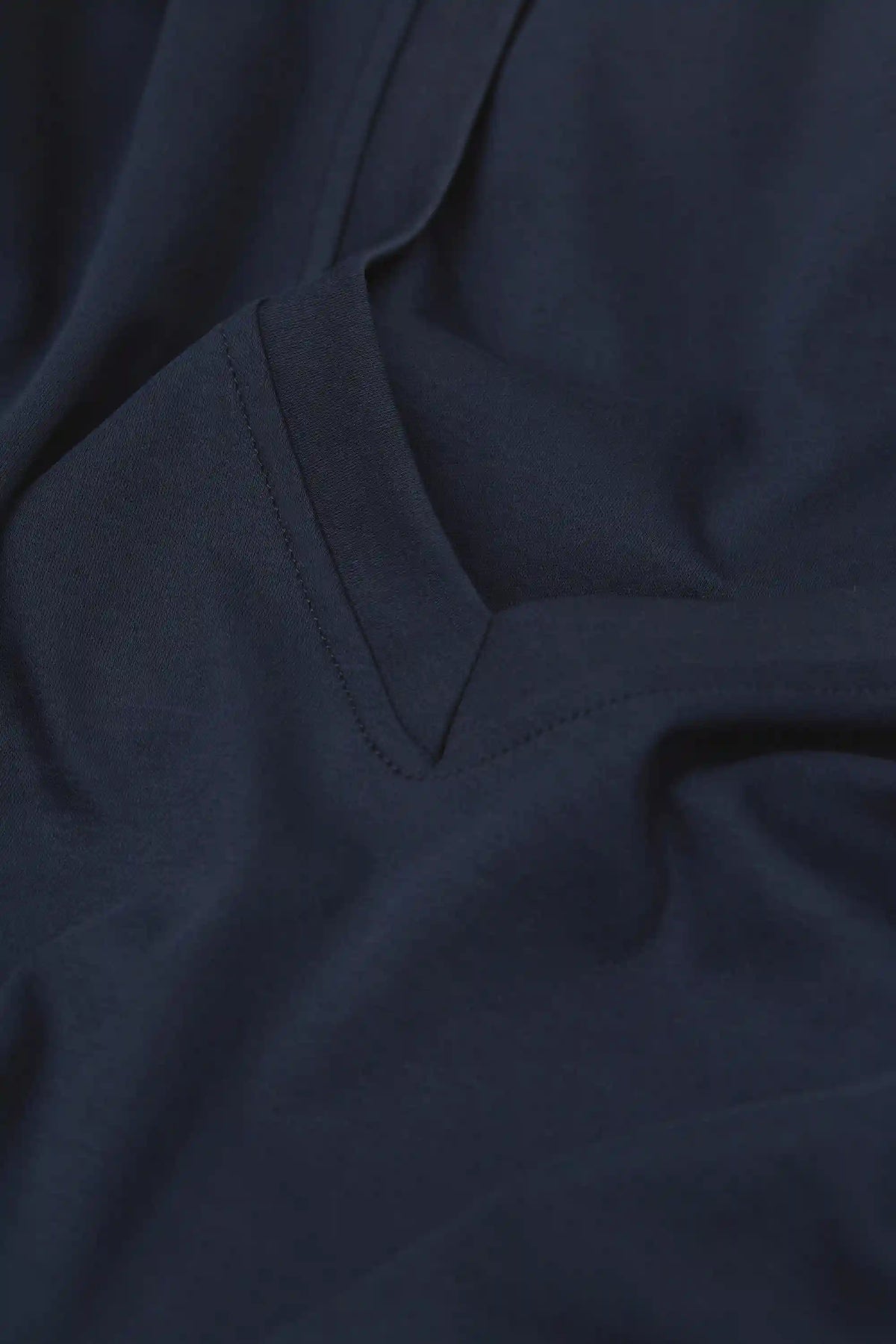 Mercerized Cotton V-Neck T-Shirt filo Premium