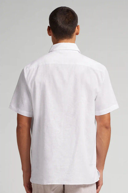 Linen and Cotton Short Sleeve Shirt