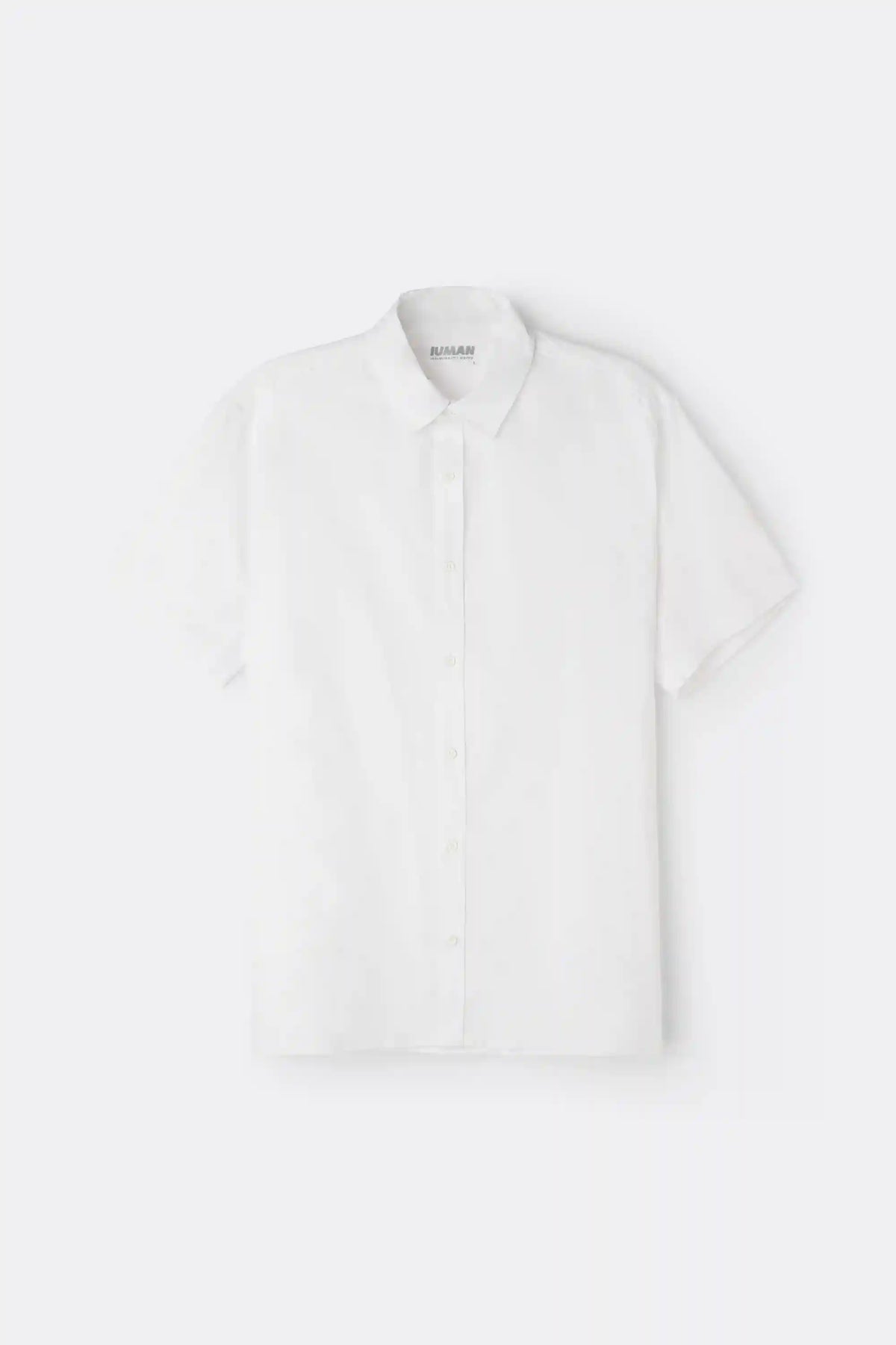 Linen and Cotton Short Sleeve Shirt
