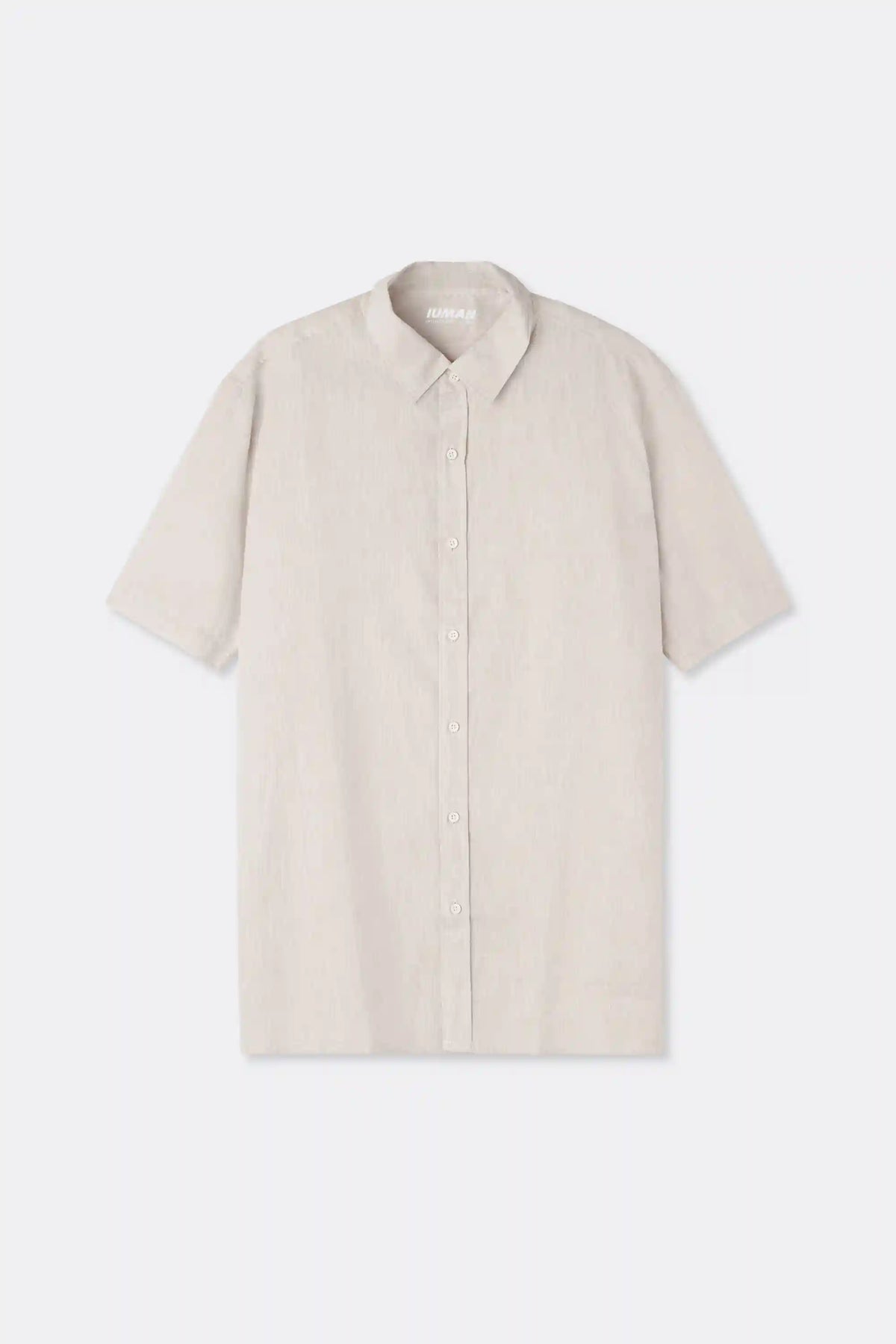 Linen and Cotton Short Sleeve Shirt