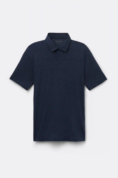 Short Sleeve Linen Polo
