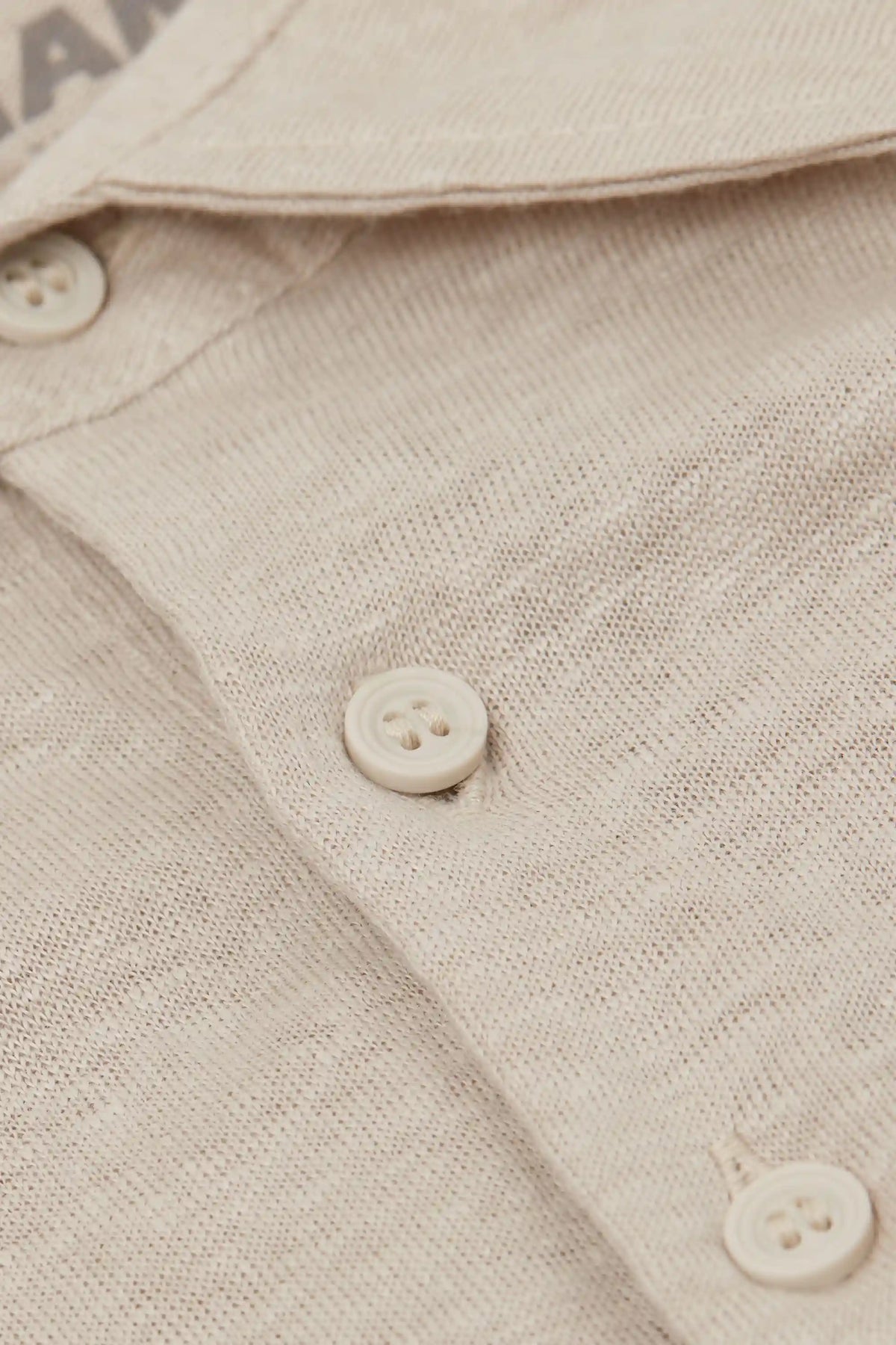 Short Sleeve Linen Polo