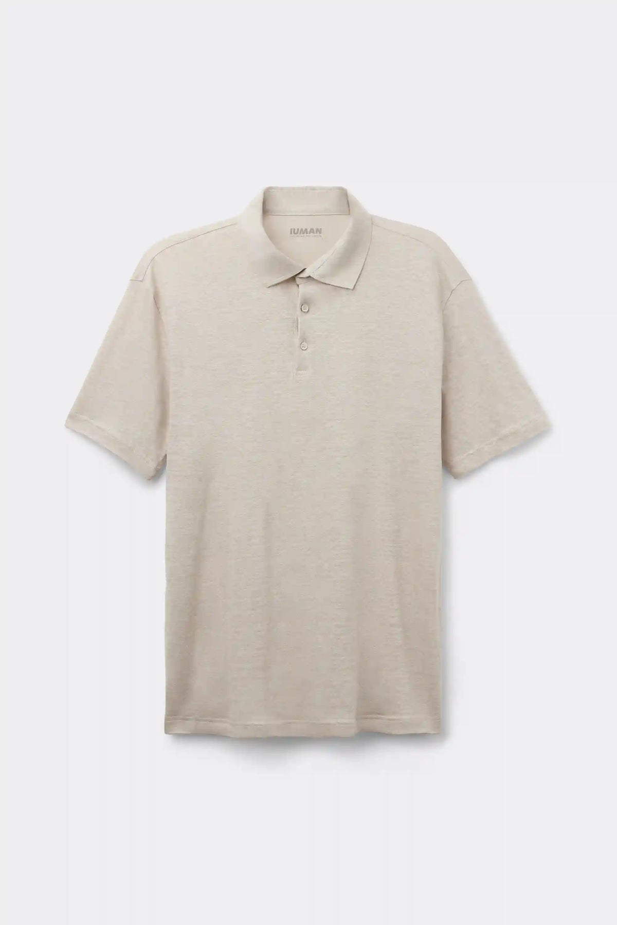 Short Sleeve Linen Polo