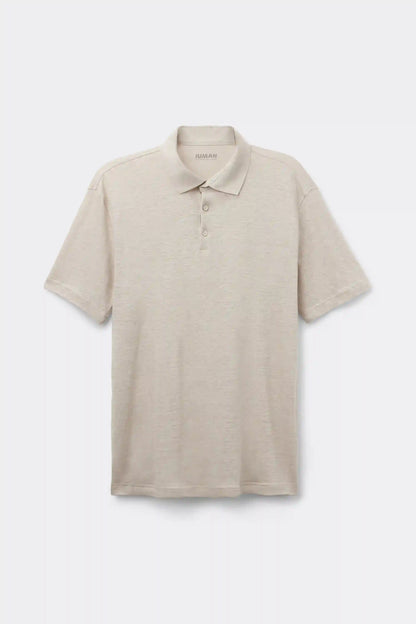 Short Sleeve Linen Polo