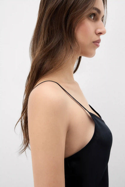 Midi-Length Slip in Silk