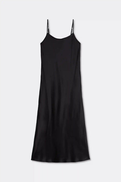 Midi-Length Slip in Silk