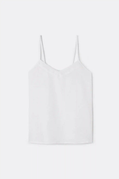 The Pure Linen Top in Linen Fabric