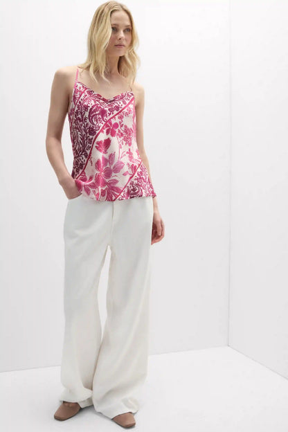 Brighten Your Day Viscose Satin Top