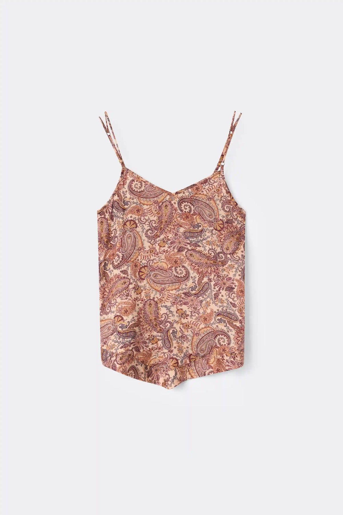 Elevate Your Day Printed Viscose Satin Top