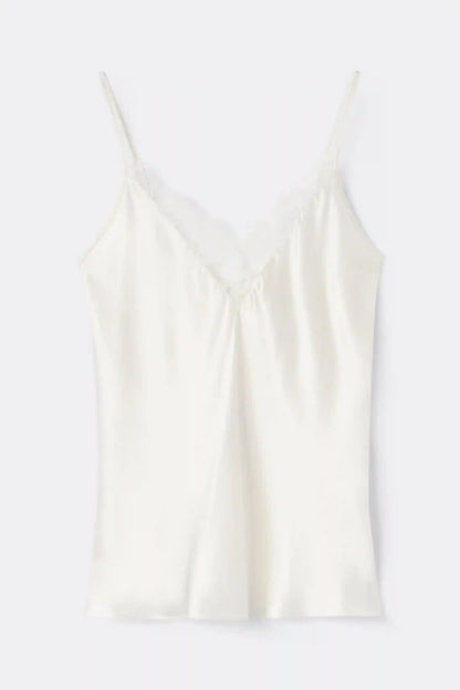 From the Boudoir Top in Silk and Lace