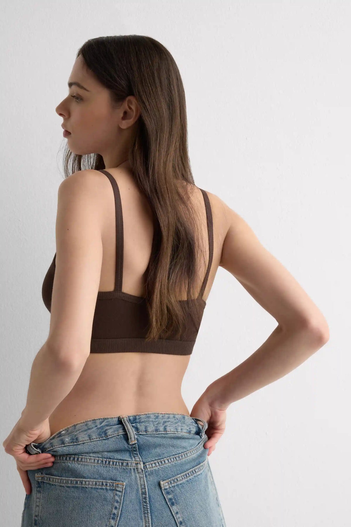 Bra Top in Ultralight with Cashmere