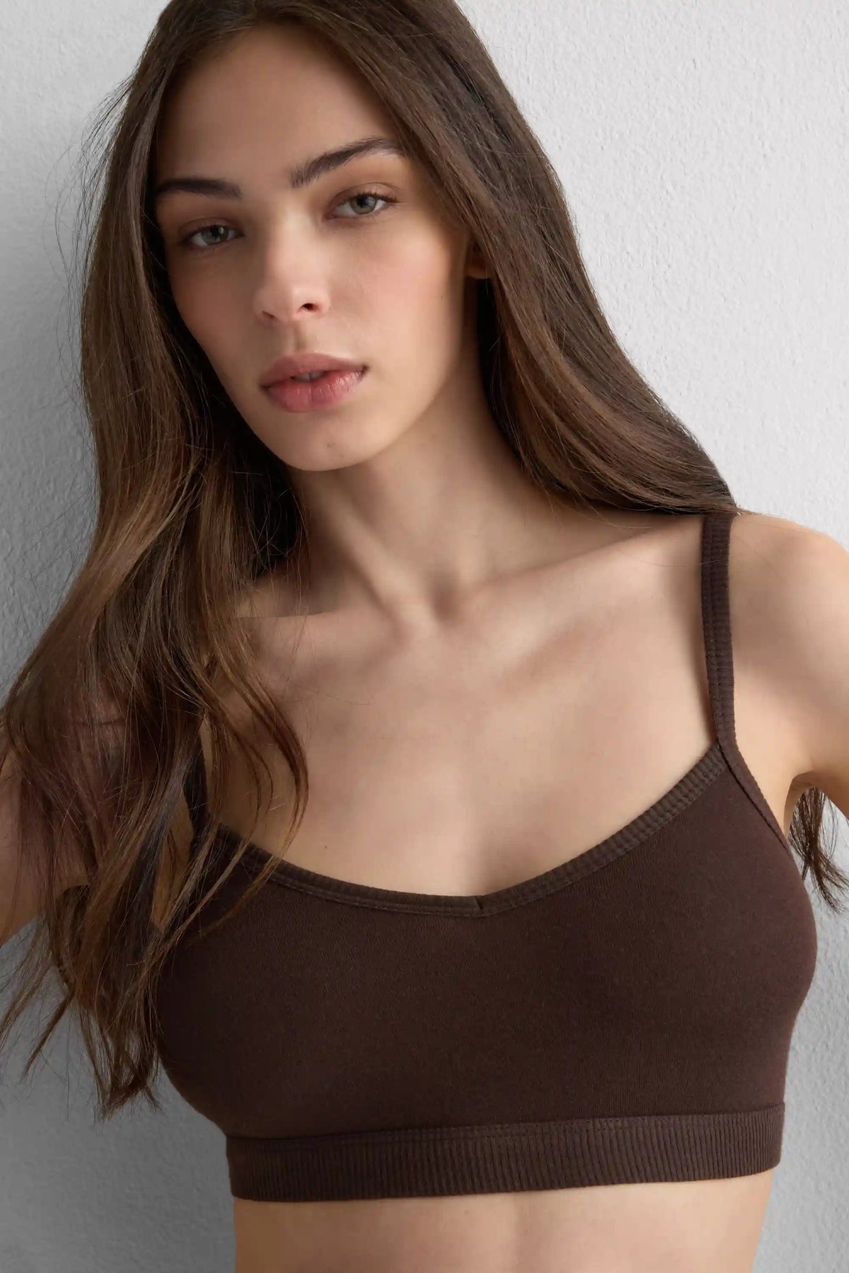 Bra Top in Ultralight with Cashmere