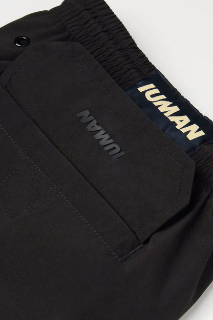 Short Solid Color Swim Trunks
