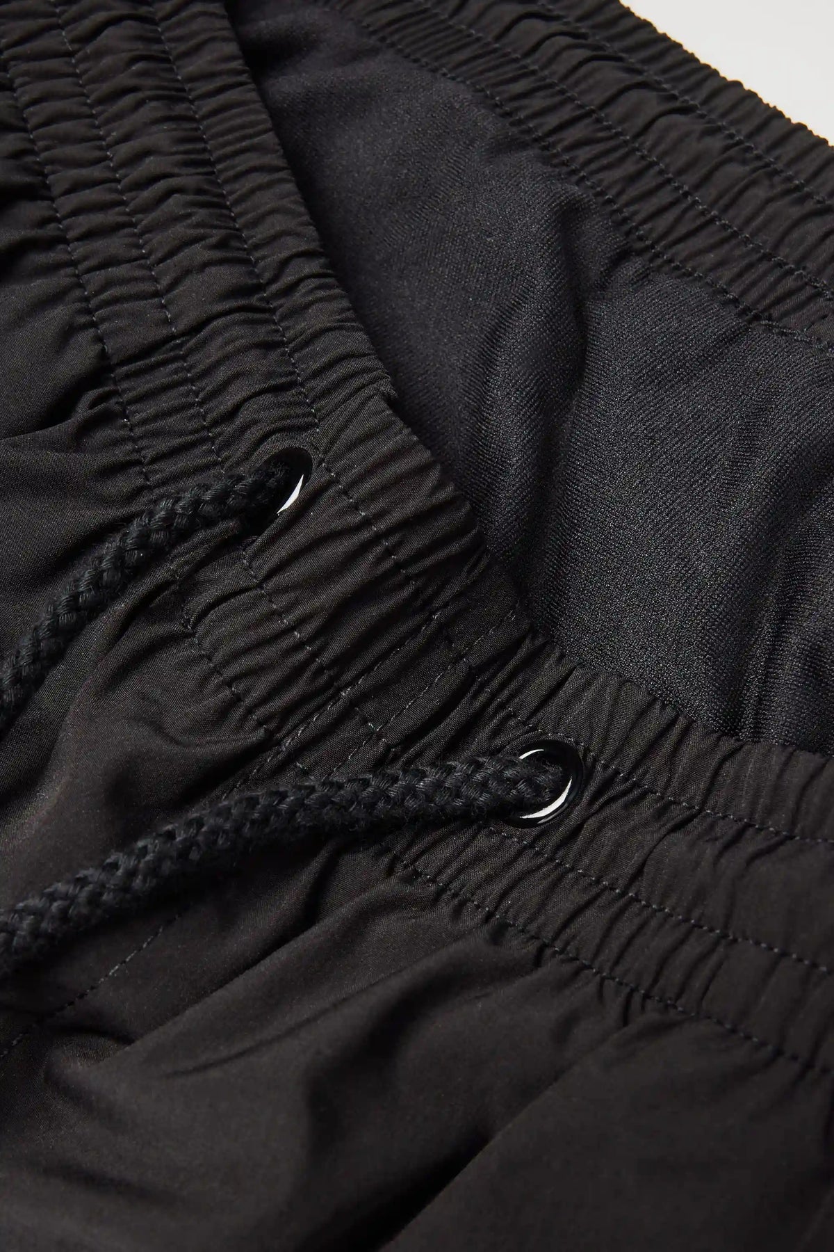 Short Solid Color Swim Trunks